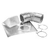 Lambro® 4-In. x 8-Ft. UL® 2158A Transition Duct Vent Kit in White - 2 of 4