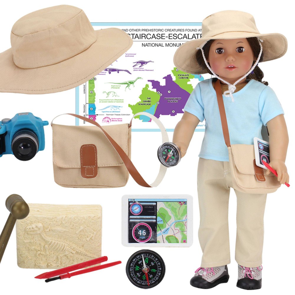 Sophia&#39;s by Teamson Kids Smithsonian Paleontologist Set for 18&#34; Dolls