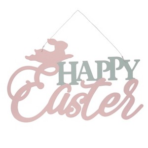 Transpac Metal 15.75" White Easter Word Decor - 1 of 2