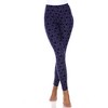 Women's Super Soft Midi-Rise Printed Leggings - One Size Fits Most - White Mark - 2 of 3