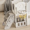 YOOCOZZ 11-in-1 Toddler Slide Playset - Basketball Hoop, Extra Long Aisle, Swing (1-4 Years, Indoor/Outdoor) - 3 of 4