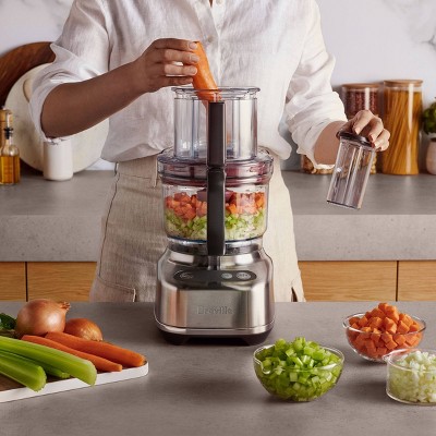 Breville Paradice 9 Cup Food Processor Brushed Stainless Steel: Dicing Kit, Mini Chopper, Baby Food Maker, 2 Speeds - Thumbnail 3
