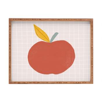 Hello Twiggs Red Apple 18" x 14" Large Rectangular Tray - Deny Designs
