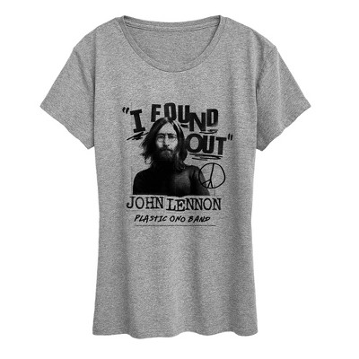 Women's John Lennon Found Out Short Sleeve Graphic T-Shirt