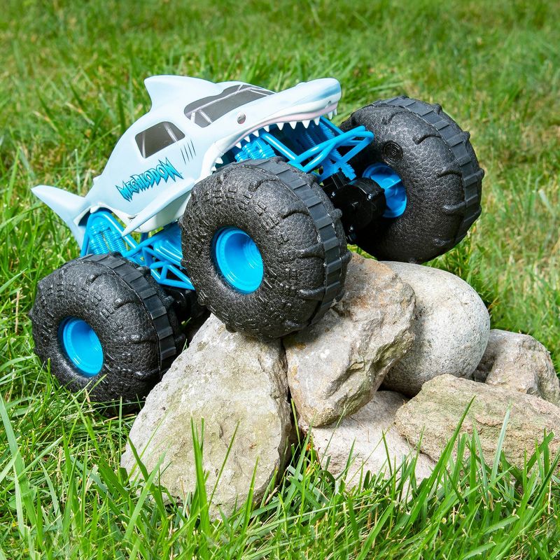 Monster Jam Official Megalodon Storm All-Terrain Remote Control Monster Truck - 1:15 Scale, 5 of 16