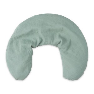 Bucky Linen Hot/Cold Neck Wrap, Natural Buckwheat Seed Filling, Hypoallergenic, Sage - 1 of 4