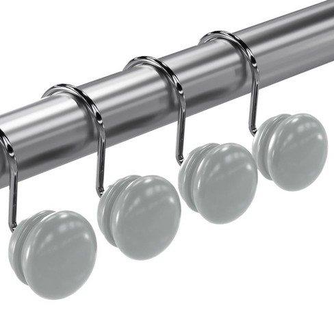 Creative Scents Gray 12 Shower Curtain Hooks : Target
