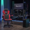 BlackArc Gamma Gaming Desk & Chair Set - Black & Red High Back Gaming Chair with Flip-Up Arms; Desk with Detachable Headphone Hook/Cupholder - 2 of 4