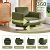 Whisen Modern Swivel Accent Chair with Thick Cushion - 3 of 4