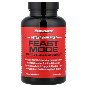 MuscleMeds Feast Mode, Appetite Stimulating Complex, 90 Capsules - 1 of 4