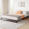6 Inch TWIN/FULL/QUEEN/KING Metal Platform Bed Frame, Wavy Pattern Steel Frame with Slat Support, No Box Spring Needed, Easy Assembly - 3 of 4