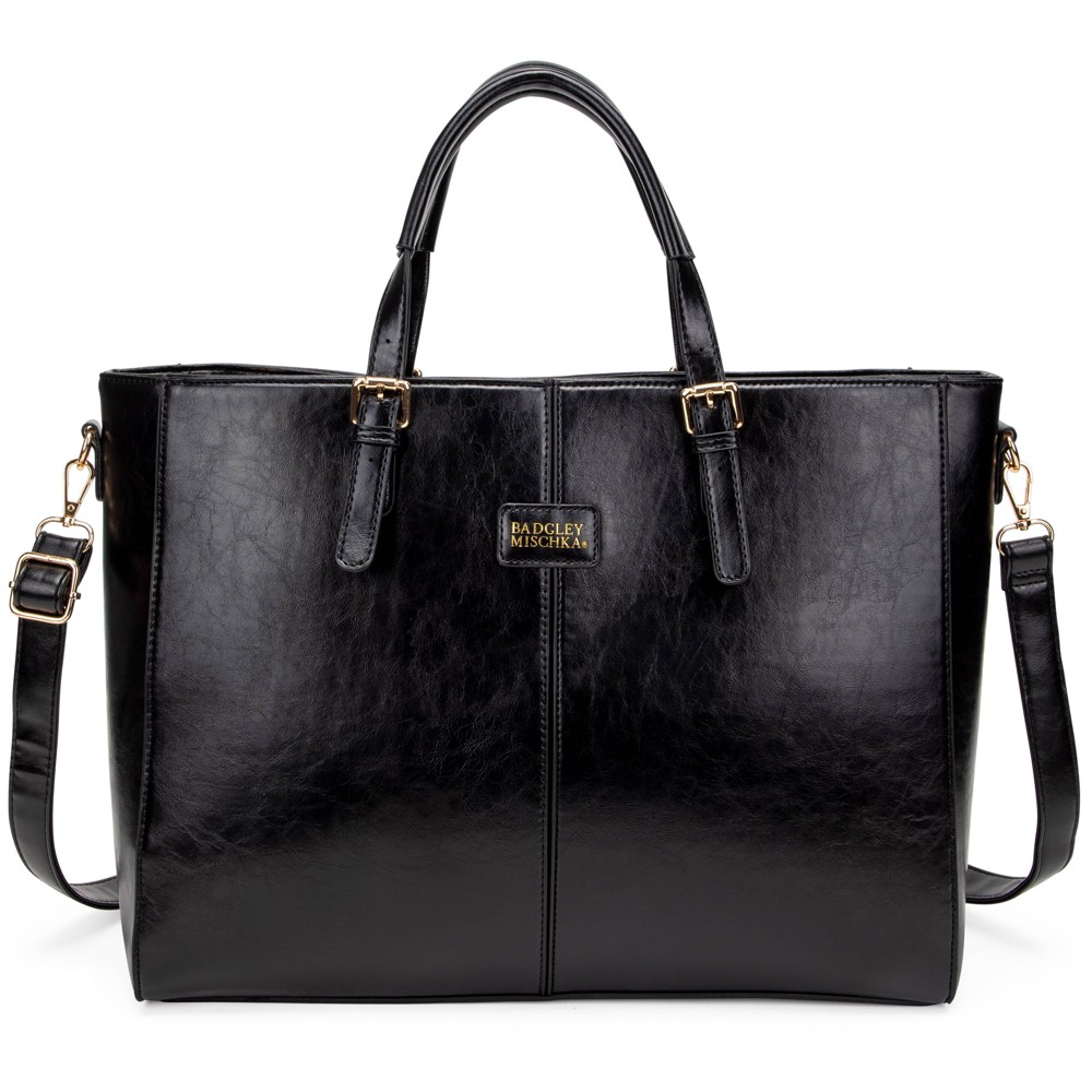 Photos - Luggage Badgley Mischka Julia Travel Weekender Bag - Black 