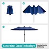 SEVOBAL Patio Umbrellas Outdoor Market Extra Large, Crank Handle for Deck, Lawn, Backyard, Sun Shade - 4 of 4