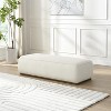 Christopher Knight Home Claire Modern Boucle Rubberwood Upholstered Ottoman - 2 of 4