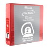BAZIC Products® Slant D Ring View Binder with 2 Pockets, 2", Red, Pack of 6 - 2 of 2