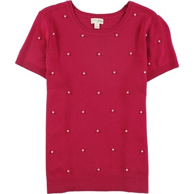 maison Jules Womens Pearl Pullover Sweater