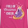 Girls' - Disney - Full Of Christmas Cheer Rapunzel Fitted Short Sleeve Graphic T-Shirt - 2 of 4