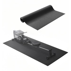 Treadmill Mat for Carpet Floor, 1/4" Thick 30×72" High-Density PVC Exercise Equipment Floor Protector - 1 of 4