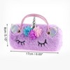 Unique Bargains Flower Cartoon Eyeglasses Case Purple 1 Pc - 4 of 4