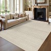 TackView Rug Washable Runner Rugs Modern Stripes Area Rug for Entryway Hallway Bedroom Bedside Non Slip Stain Resistant - 4 of 4