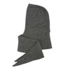 Anna-Kaci Womens Wool Blend Ribbed Knit Hat with Attached Scarf Warm and Convenient - 4 of 4