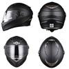 AHR RUN-F Full Face Stars and Stripes Motorcycle Helmet Flip up Dual Visor DOT M-XXL - 2 of 4