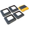 Aerobic Step Platform For Exercise, Exercise Workout Stepper Equipment, Home Gym Exercise Stepper with 4 Risers - 3 of 4