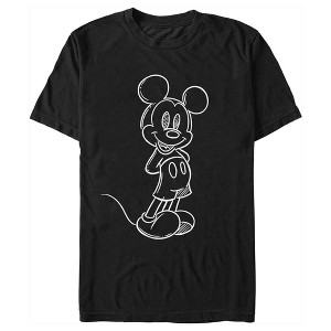 Men's Mickey & Friends Sketch Portrait T-Shirt - 1 of 4