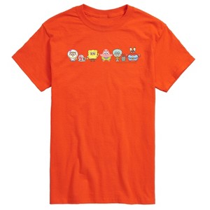 Men's - Spongebob Squarepants - Adorabob Lineup Full Color Short Sleeve Graphic T-Shirt - 1 of 4