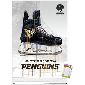 Trends International NHL Pittsburgh Penguins - Drip Skate 21 Unframed Wall Poster Prints - 1 of 4