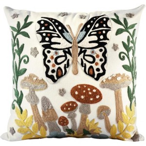 LISM Cotton Canvas Boho Embroidered Pillowcases - 1 of 4