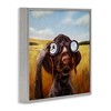 Stupell Industries Dog Watching Bird Binoculars Framed Giclee Art - 2 of 4