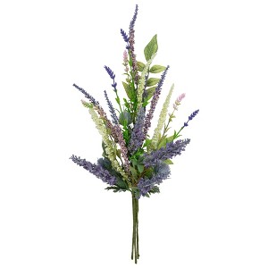 Allstate Floral 21" Lavender Artificial Floral Bundle - 1 of 4