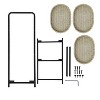 MAYEERTY Tray Table 3 Tier Paper Rope Woven Oval Storage Basket Small Shelves for Living Room Kitchen Natural - 4 of 4