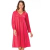 Collections Etc Long Sleeve Tricot Gown - 4 of 4