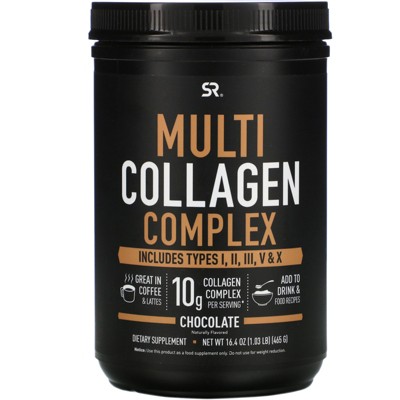 Sports Research Multi Collagen Complex, Dietary Supplement, Powder