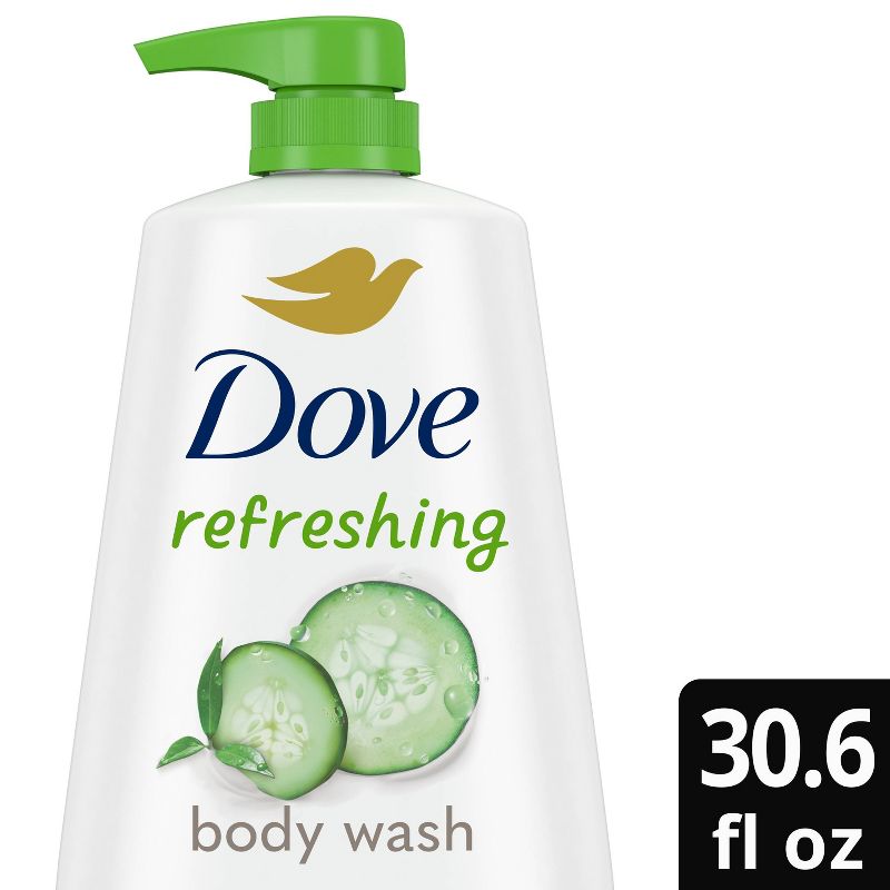 Dove Beauty Refreshing Body Wash Pump - Cucumber &#38; Green Tea - 30.6 fl oz, 1 of 16