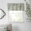 Ellis Curtain Paisley Prism Tailored 3" Rod Pocket Valances for Windows 50" x 15" Latte - 2 of 4