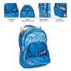 Reinforced and Water Resistant Padded Laptop School Backpack and Insulated Soft Cooler Lunch Bag Set, Blue Paisley - 3 of 3