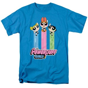 Powerpuff Girls The Girls Fly Adult T-Shirt - 1 of 4
