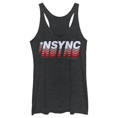 Women's NSYNC Retro Fade Racerback Tank Top