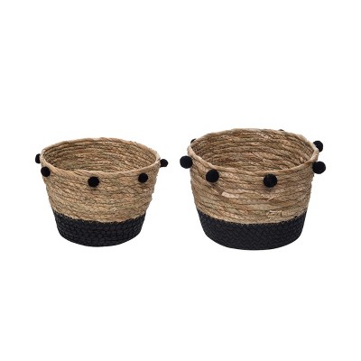 small black storage baskets