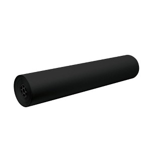 Decorol Flame Retardant Art Paper Roll, 36 Inches x 1000 Feet, Black - 1 of 4