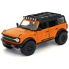2021 Ford Bronco Orange with Black Stripes and Roof Rack "Just Trucks" Series 1/24 Diecast Model Car by Jada - 2 of 3