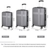 3 Piece Light Weight Luggage Sets With Tsa Lock, ABS Suitcase Set With Hooks And Spinner Wheels For Travel, Multi-Color Available - 2 of 4