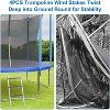 12FT Trampoline with Safety Enclosure Net & Ladder, Secure Outdoor Bounce for Family Fun, Backyard Trampoline for Kids and Adults - 2 of 4