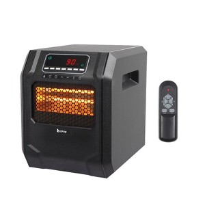 Karl Home 1500-Watt 4-Element Infrared Electric Space Heater in Black - 1 of 4