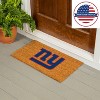 EvergreenNFLNew York Giants Logo Natural Coir 28 x 16 Inches Indoor Outdoor Doormat - 2 of 4