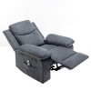 NicBex Recliner Chair Electric Power Lift Chair with 1 Side Pocket Message Chair with Heating Living Room Chairs for Reading Room - 2 of 4