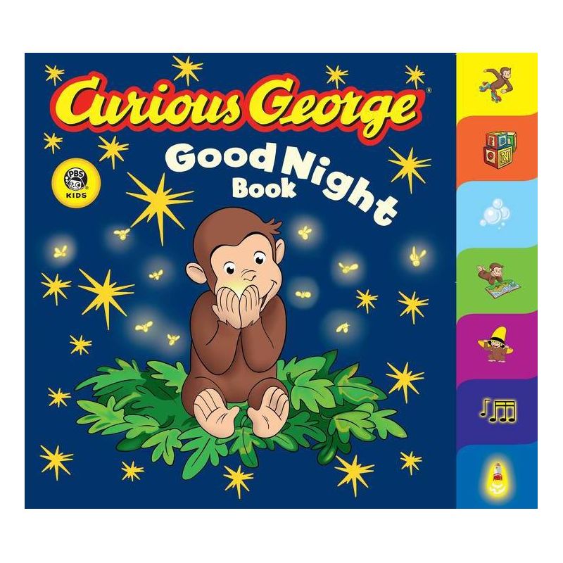 Curious George Good Night Book Tabbed Board Book - by  H A Rey, 1 of 2